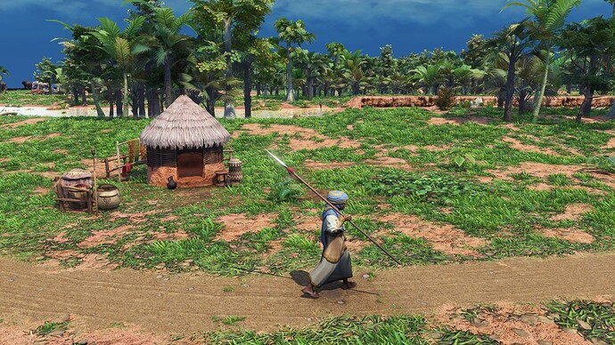 AoE III DE Trader during the day