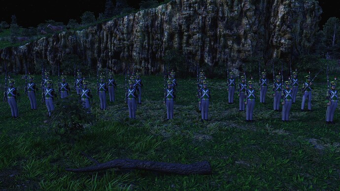 AoE III DE Mexicans Imperial Soldado during the night