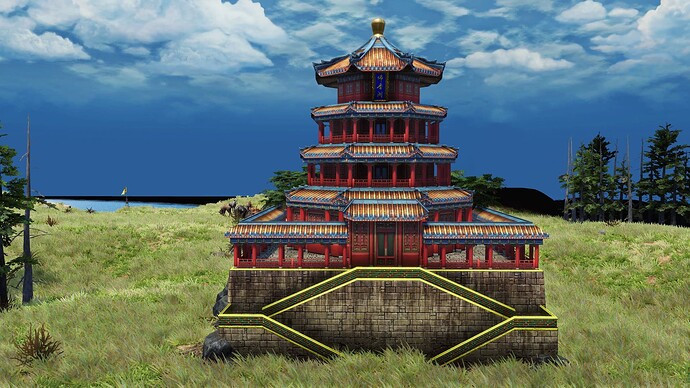AoE III DE Summer Palace during the day