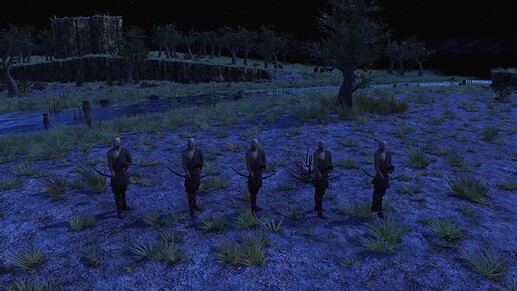 AoE III DE Wokou Monk during the night