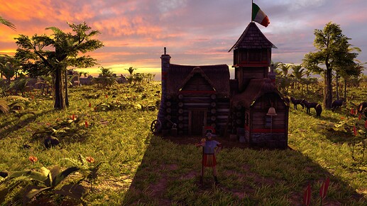 AoE III DE Roman Centurion at sunset