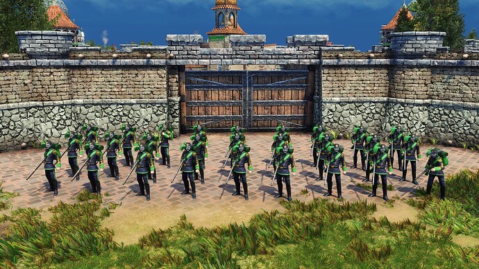 AoE III DE Italians Imperial Bersagliere at during the day