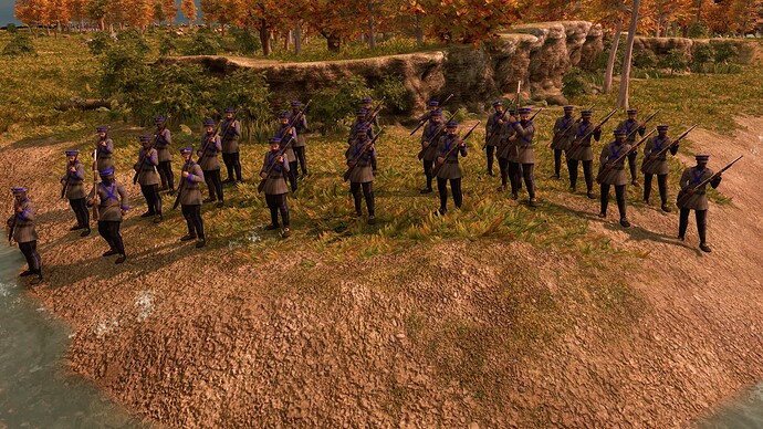 AoE III DE United States Imperial Volunteer at sunrise
