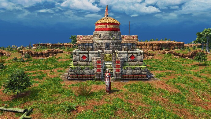 AoE III DE Inca Priestess during the day