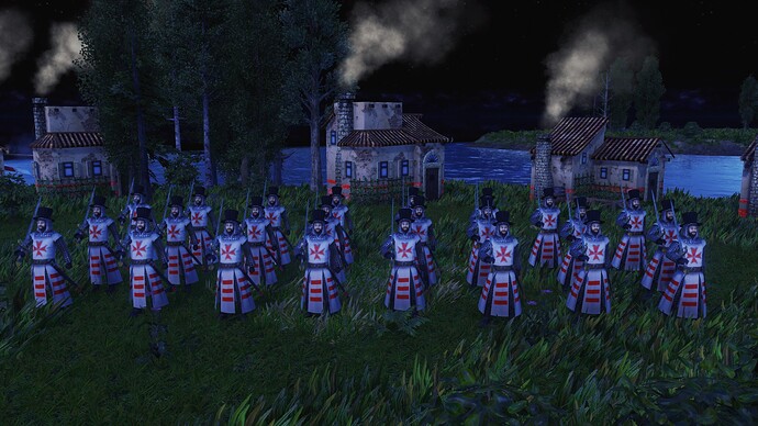 AoE III DE Maltese Dignitaries Hospitaller during the night