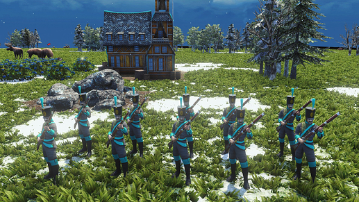 AoE III DE Karelian Jaeger during the day