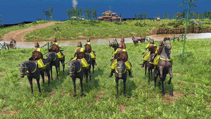 AoE III DE Chinese Disciplined Steppe Rider during the day