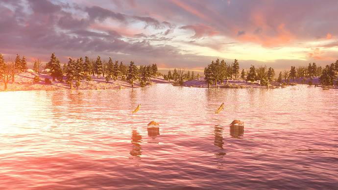 AoE III DE Quebec at sunset