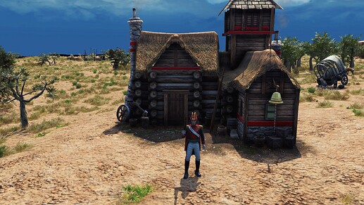 AoE III DE Default Mexicans General during the day