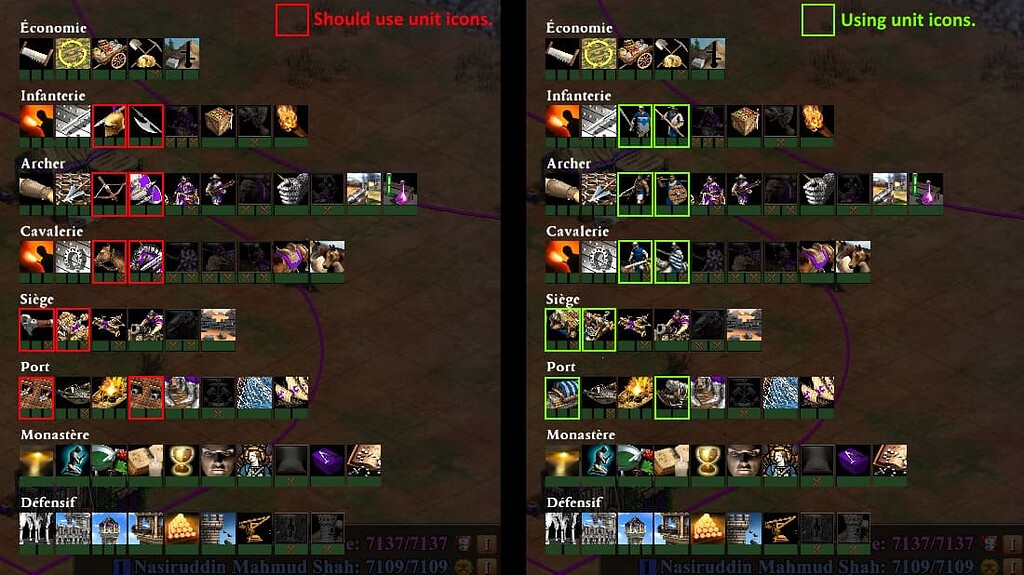 The tech tree preview uses an inconsistent mix of unit icons and unit  upgrade icons to represent available units - II - Report a Bug - Age of  Empires Forum