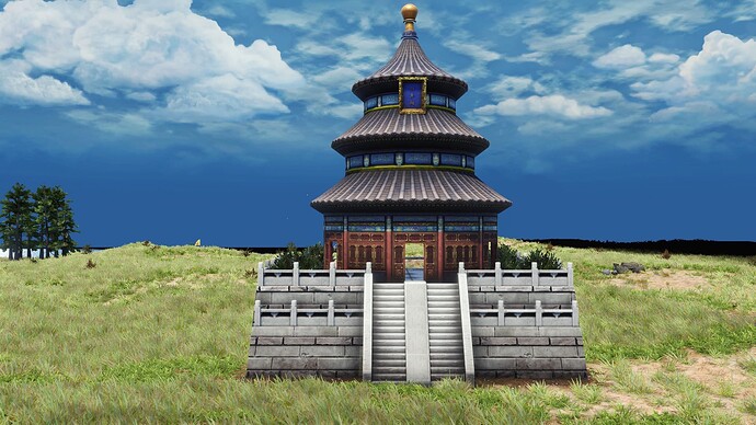 AoE III DE Temple of Heaven during the day