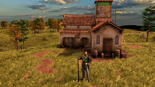 AoE III DE Vittorio Emanuele II at sunrise