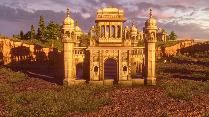 AoE III DE Karni Mata at sunset