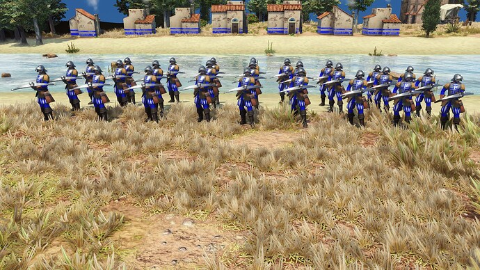 AoE III DE Portuguese Order Besteiro during the day