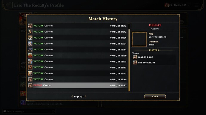 AoMR Arena of the Gods co-op win counting as a loss