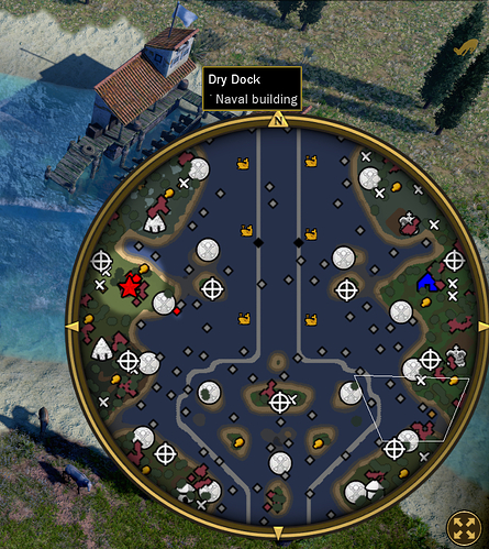 AoE III DE The Seven Years' War 1 Dry Dock map spawn