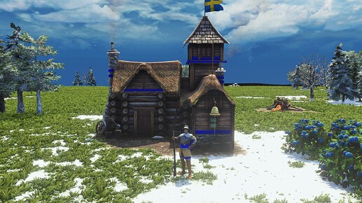AoE III DE Default Swedes Explorer during the day