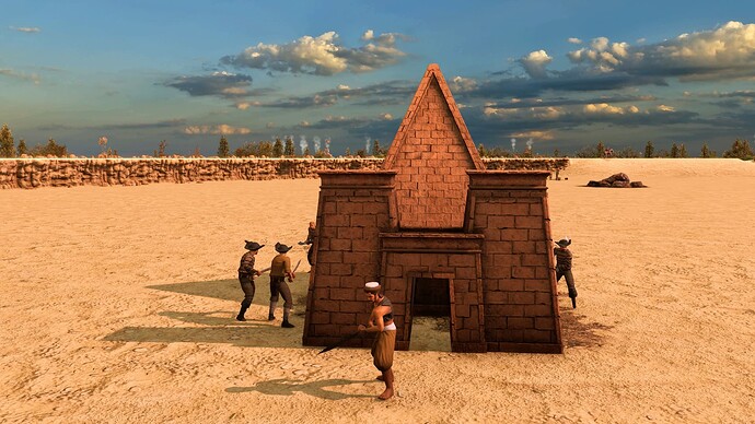 AoE III DE waiting to plunder treasure at sunrise