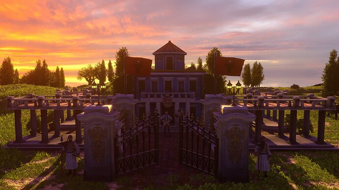 AoE III DE Sunset at the House of Phanar
