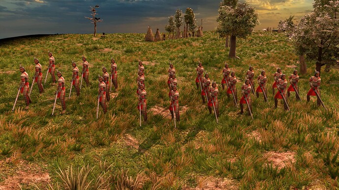 AoE III DE Lakota Champion Wakina Rifle at sunrise