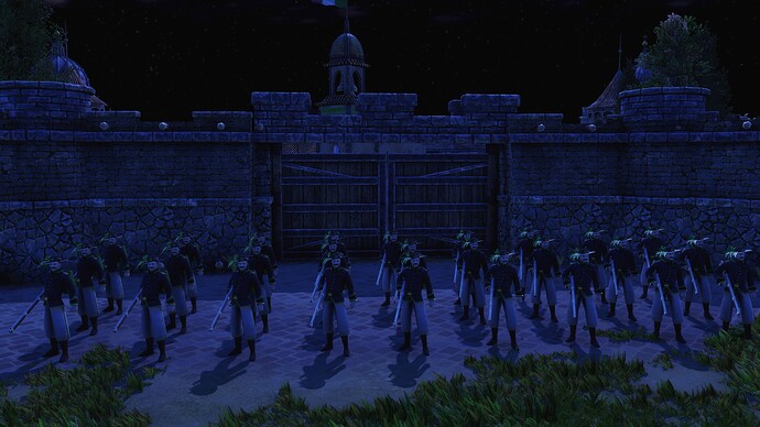 AoE III DE Italians Guard Bersagliere during the night