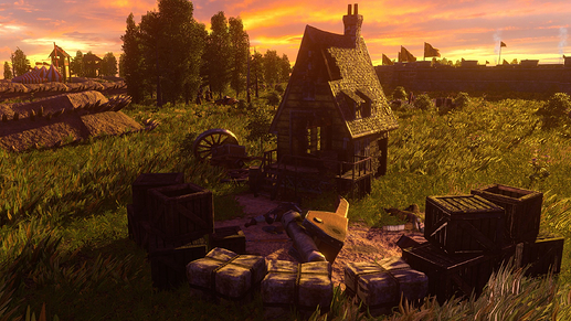 AoE III DE death and destruction sunset