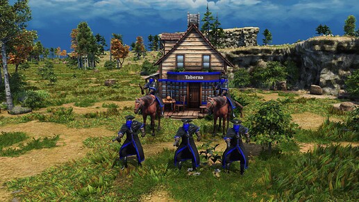 AoE III DE Highwayman during the day