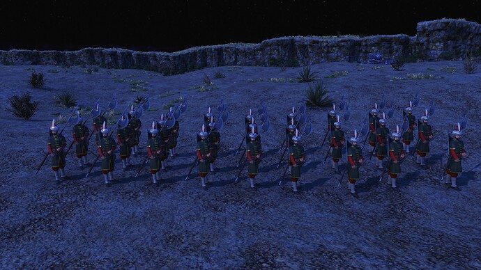 AoE III DE Ottoman Guard Azap during the night
