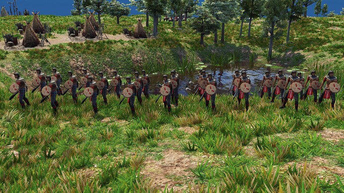 AoE III DE Lakota Elite Club Warrior during the day