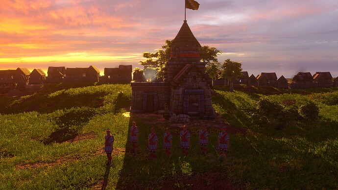 AoE III DE Inca Chasqui at sunset