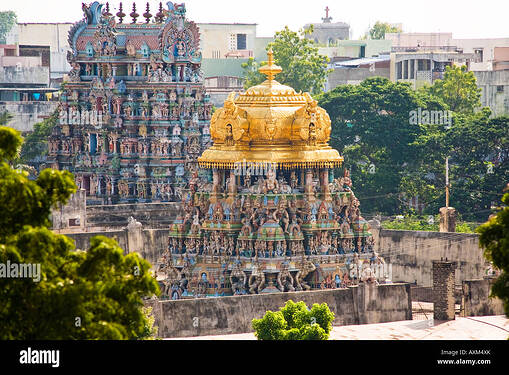 golden-tower-of-meenakshi-temple-madurai-tamil-nadu-india-AXM4XK
