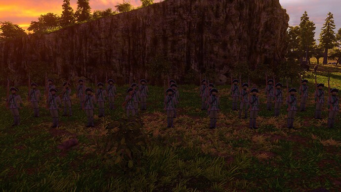 AoE III DE Mexicans Soldado at sunset