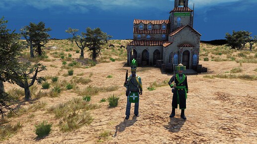 AoE III DE Maya General and Padre during the day