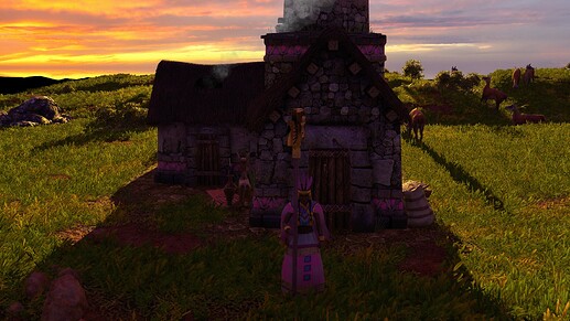 AoE III DE Qoya at sunset