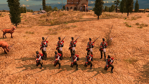 AoE III DE Dorobant at sunrise