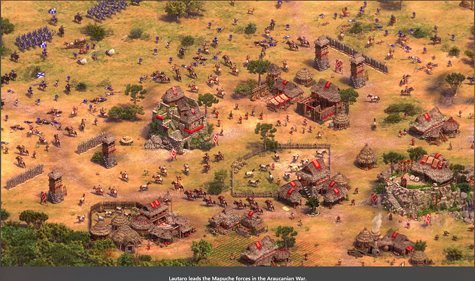 AoE II DE The Last Chieftains - Lautaro leads the Mapuche forces in the Araucanian War.