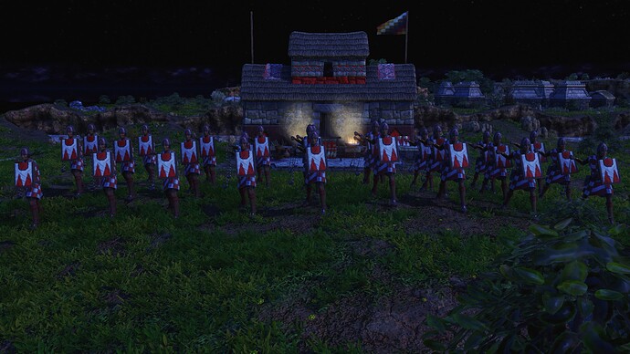 AoE III DE Inca Huaraca during the night