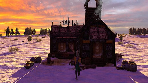 AoE III DE Thayendanegea at sunset
