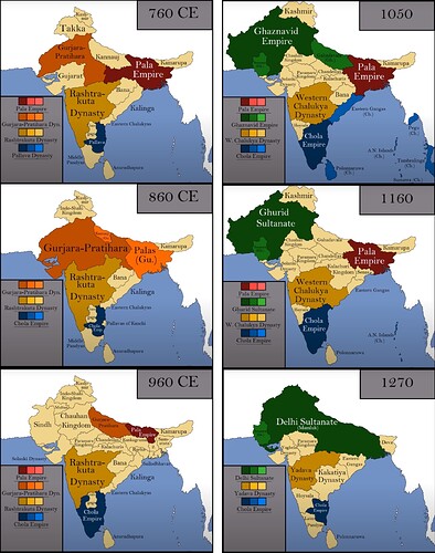 Indians 760-1270 (8th to 13th century)