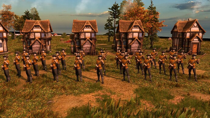 AoE III DE Dutch Skirmisher at sunrise
