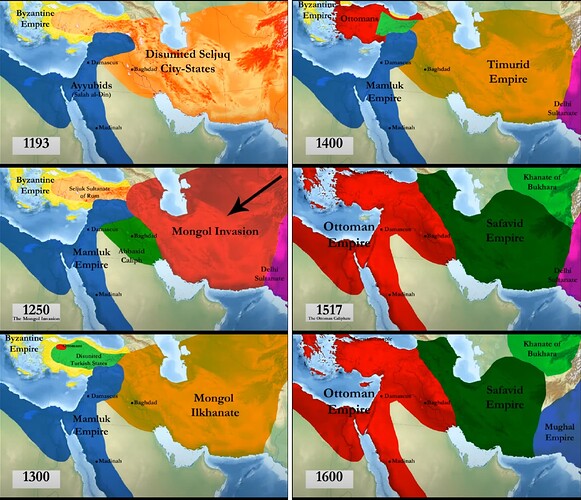 Persians 1193-1600 (12th to 16th century)