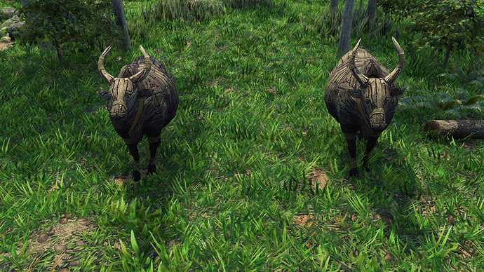 AoE III DE Wood Cattle during the day