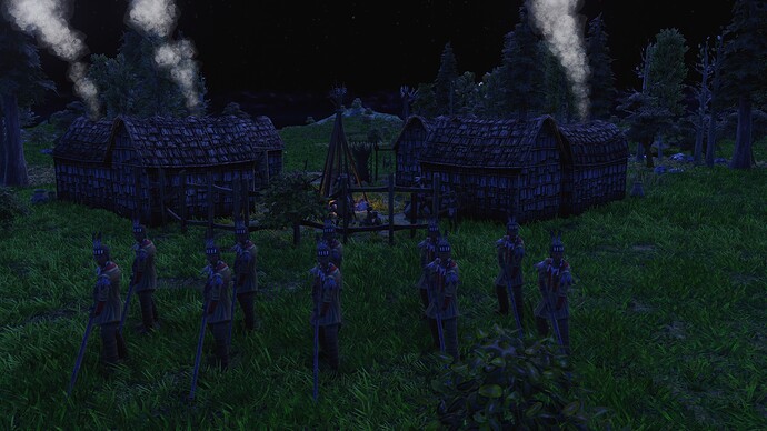 AoE III DE Klamath Rifleman during the night