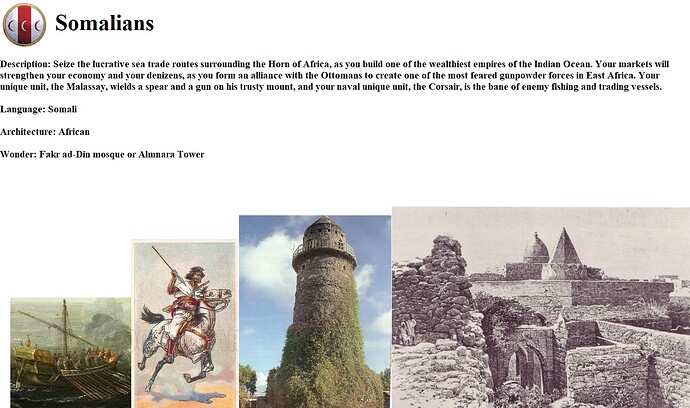 Civ description