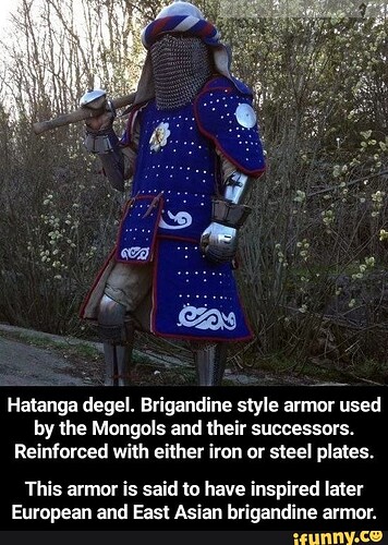 Mongolian Brigandine Hatanga-Degel