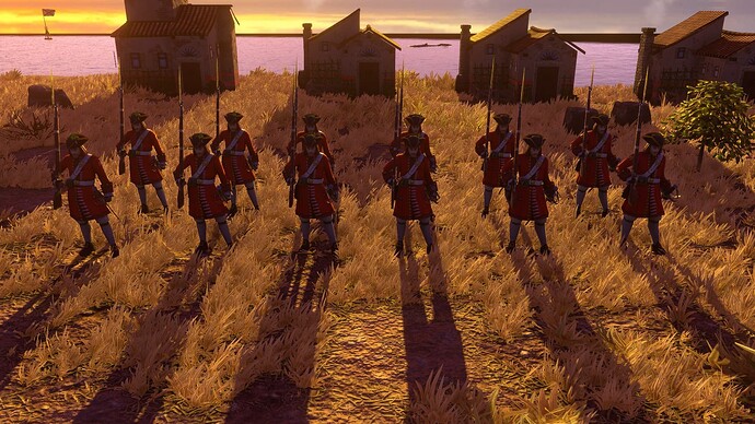 AoE III DE Spanish Wild Goose at sunset