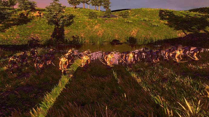 AoE III DE Lakota Elite Cetan Bowman at sunset