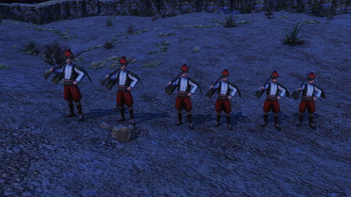 AoE III DE Ottoman Bashibozuk during the night