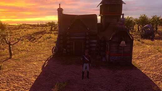 AoE III DE Default Mexicans General at sunset