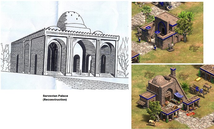Sarvestan reconstruction